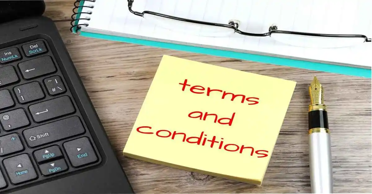 Terms and conditions
